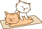 ねこマッサージ